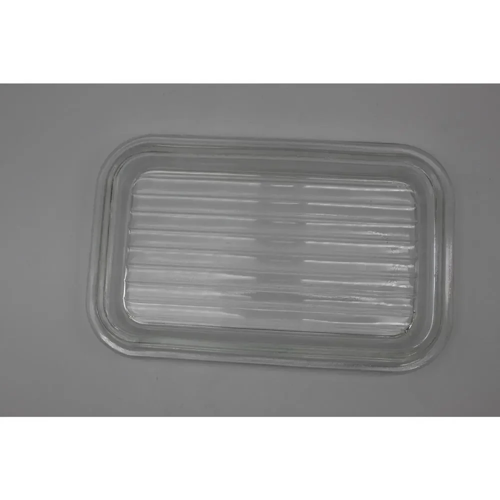 Vtg Pyrex 0503 Early American‎ Brown 1.5 Qt Ovenware Clear Glass Lid Casserole